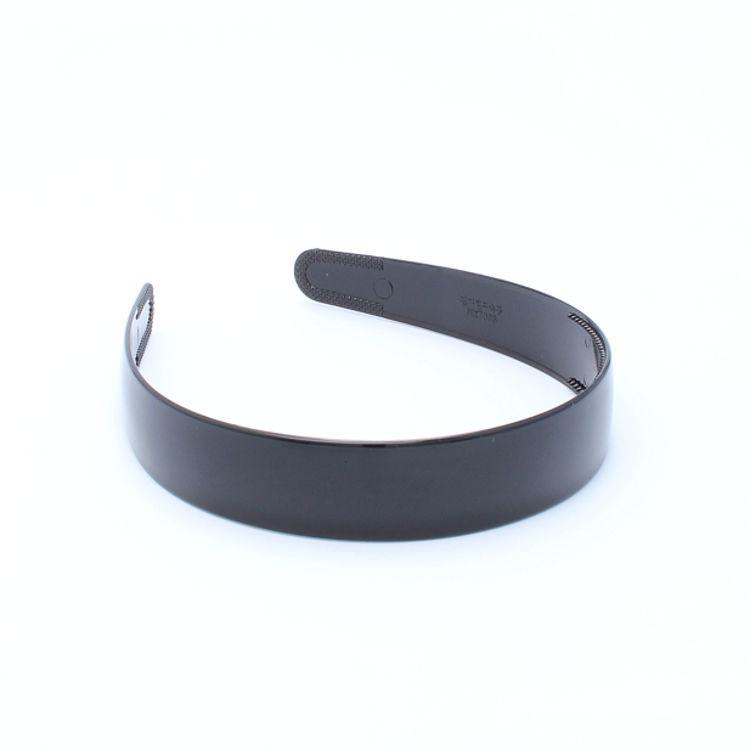 Picture of 6349 / 3494 2.5CM WIDE BLACK PLASTIC ALICEBAND